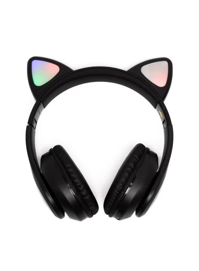 JAJEEK Cat Ear RGB Wireless Headphones STN-28 – Fashionable Bluetooth Headphones with LED Light-Up Cat Ears, Premium Sound, Comfortable Over-Ear Design, and Long Battery Life for Gaming, Music, and Everyday Use - Image 3
