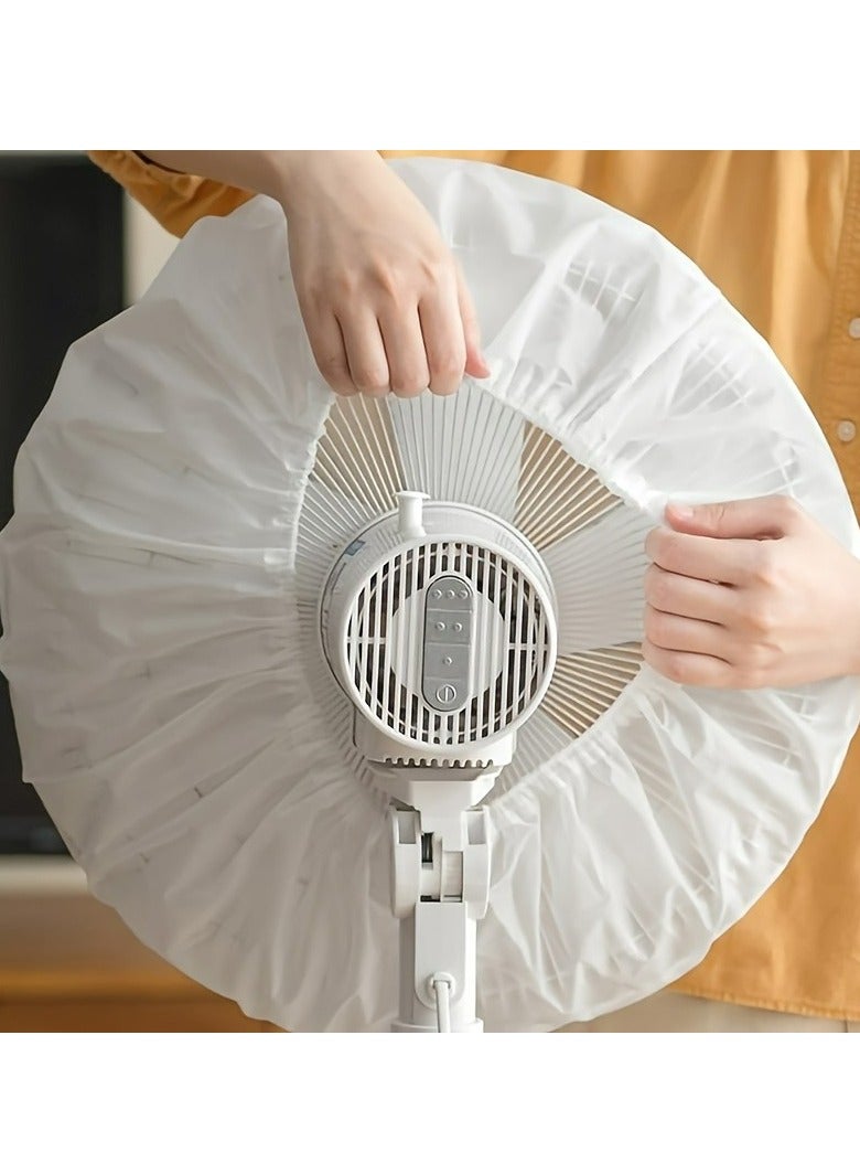 1pack Waterproof Dustproof Round Fan Cover, Electric Fan Dust Bag  - Image 1