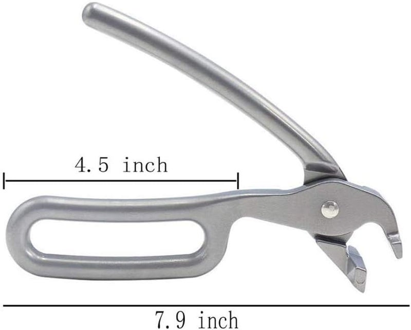 TIKATARER Aluminum Alloy Pizza Tongs, Heavy Duty Non Slip Spring Loaded Kitchen Tongs for Lifting Hot Dishes, with Anti Scratch Design for Microwave Oven (Silver) - Image 2