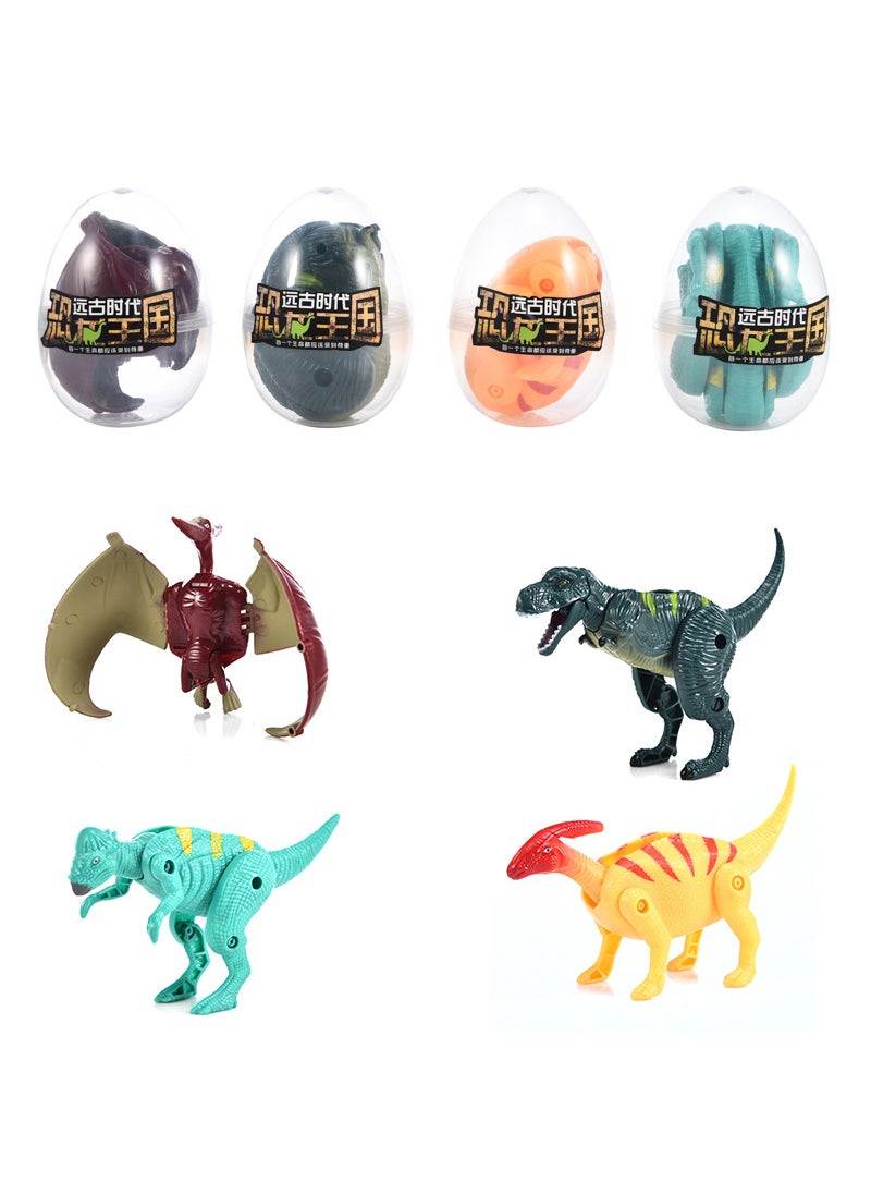 Generic - Handcrafted Dinosaur Egg Transforming Model Toy 3001 assembled eggs 4 - Image 1