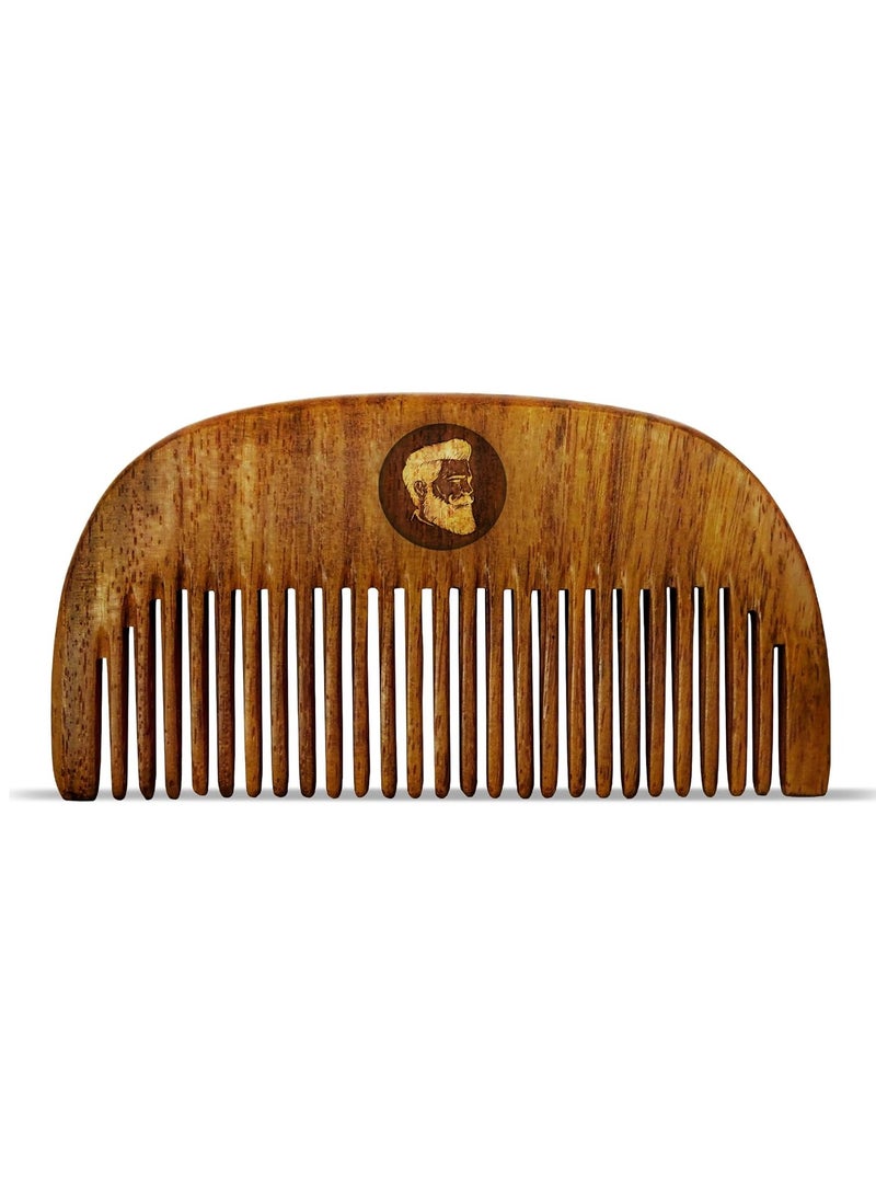 BEARDO Compact Wooden Comb, Small - Image 1