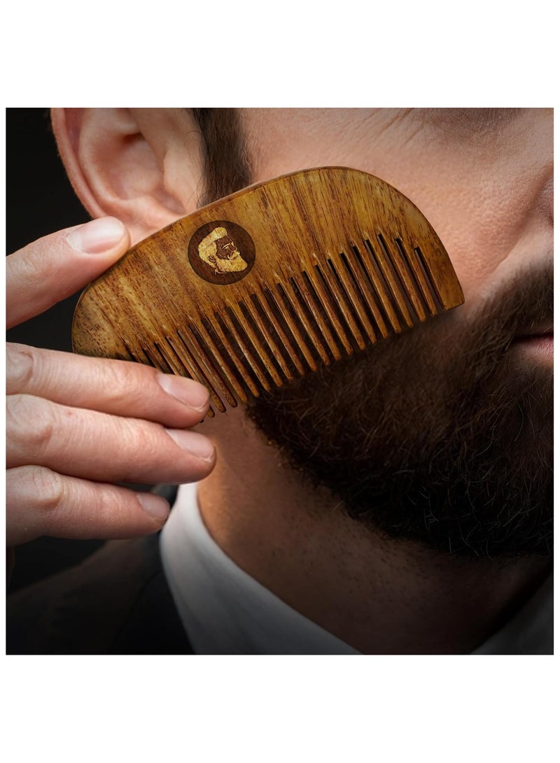 BEARDO Compact Wooden Comb, Small - Image 2