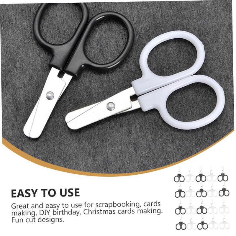 Mini Safety Scissors For Kids 20 Pack Handcraft Thread Scissors For Artwork - Image 5