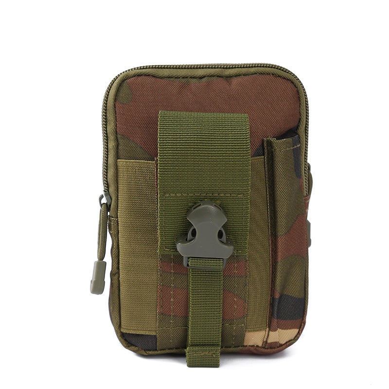 Outdoor Special Offer Camouflage Tactical Waist Bag Outdoor Mountaineering Anti-splashing Waist Bag Travel Multifunctional Mobile Phone Bag Jungle Camouflage