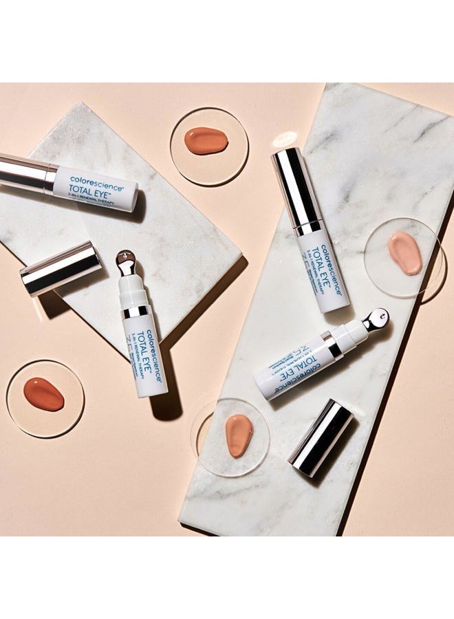 Colorescience Total Eye 3-in-1 Anti-Aging Renewal Therapy for Wrinkles & Dark Circles, SPF 35, Tan - Image 4