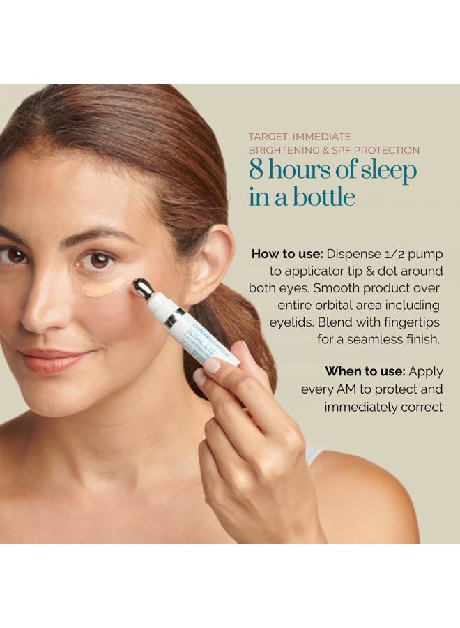 Colorescience Total Eye 3-in-1 Anti-Aging Renewal Therapy for Wrinkles & Dark Circles, SPF 35, Tan - Image 5