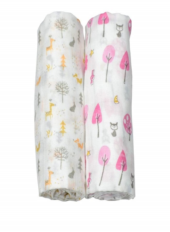 PrimeBox Organic Bamboo Cotton Swaddles Wrap Muslin Cloth for Infant Kids New Born Baby Set of 3 pcs 100 * 100 Cm - Image 5
