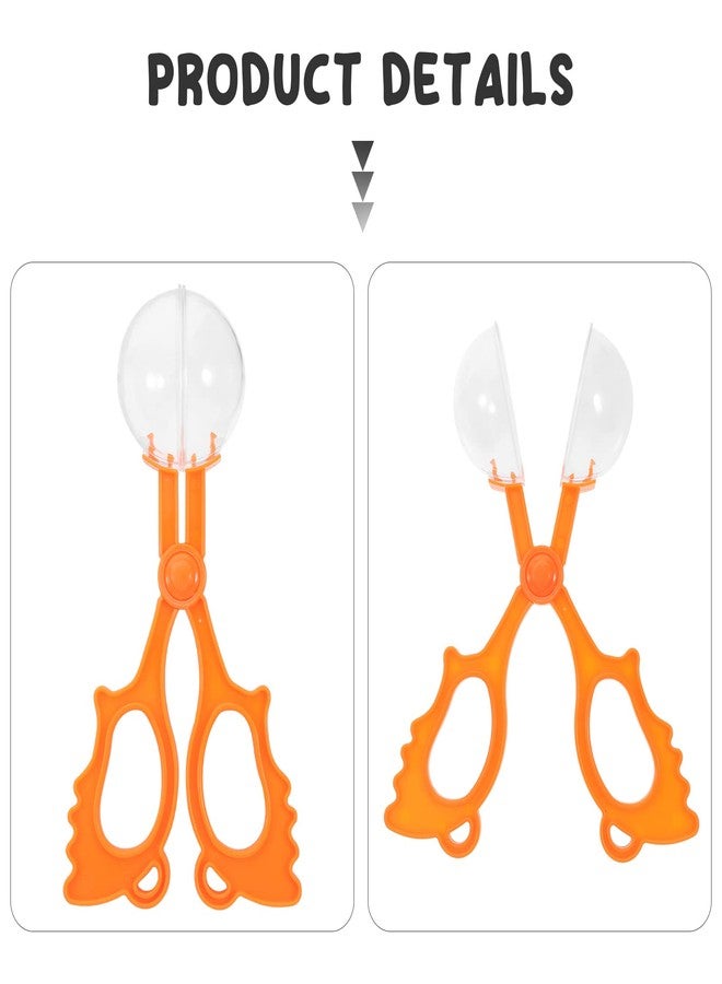 SUPVOX 5pcs Handy Scoopers Insects Catcher Tongs Tweezers s for Kids (Blue, Pink, Orange, Yellow, Green Style Mixed) - Image 5