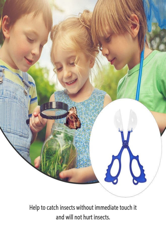 SUPVOX 5pcs Handy Scoopers Insects Catcher Tongs Tweezers s for Kids (Blue, Pink, Orange, Yellow, Green Style Mixed) - Image 4