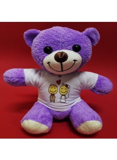 Ema Couples in Love T-Shirt Purple Plush Teddy Bear 