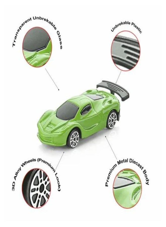 FUN FRY Pull Back Car Toys for Kids Cars Boys, Jumping Stunt Racing Car, Mini Model Car Set, Pull Back Racing Cars for Boys 5-8, Die Cast Car, Unbreakable Diecast Metal Toy (New DIACAST Pack of 3) - Image 2