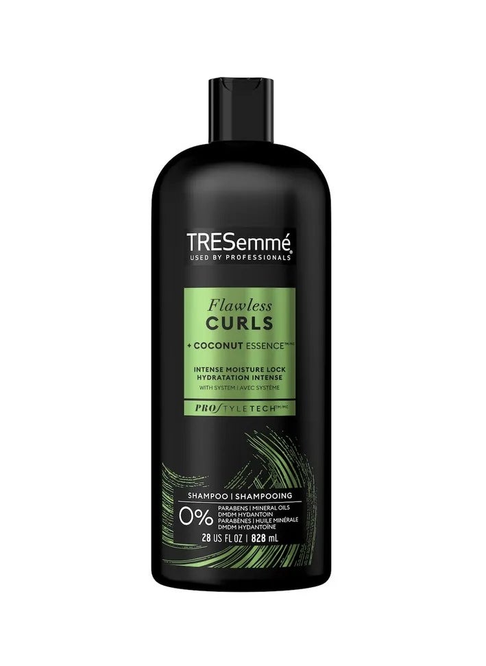 TRESemmé - TRESemme Flawless Curls Moisturizing Shampoo For Curly Hair Formulated With Pro Style Technology - Image 1