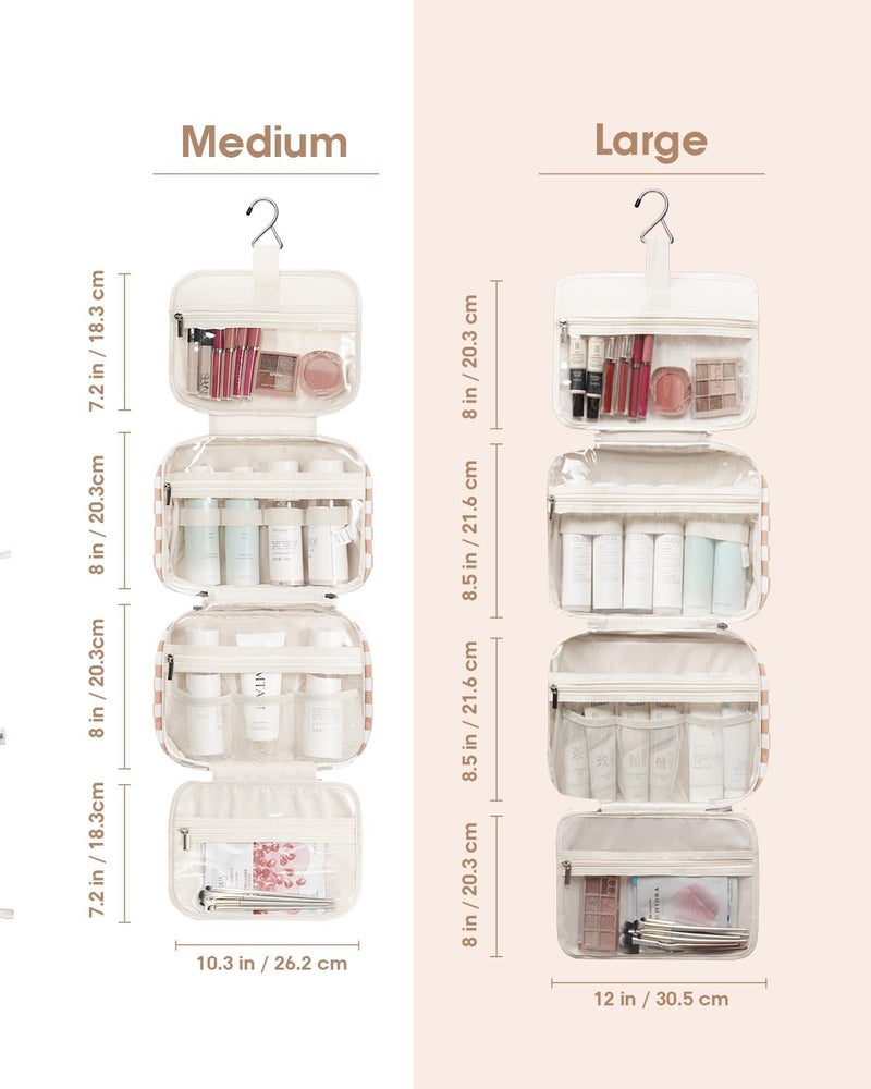 Narwey Travel Hanging Toiletry Bag Women Makeup Bag Organizer Toiletry Accessories Toiletry Bag - Image 3
