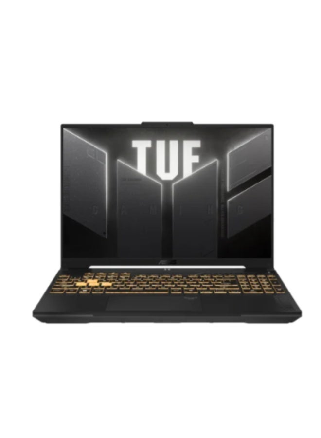 أسوس Asus TUF Gaming F16 FX607VJB-RL805W Gaming Laptop Intel Core 5 210H 512GB SSD 8GB Ram Nvidia GeForce RTX 3050 6GB 16 inch'' FHD+ Win.11 - English/Arabic English/Arabic Mecha Gray - Image 2