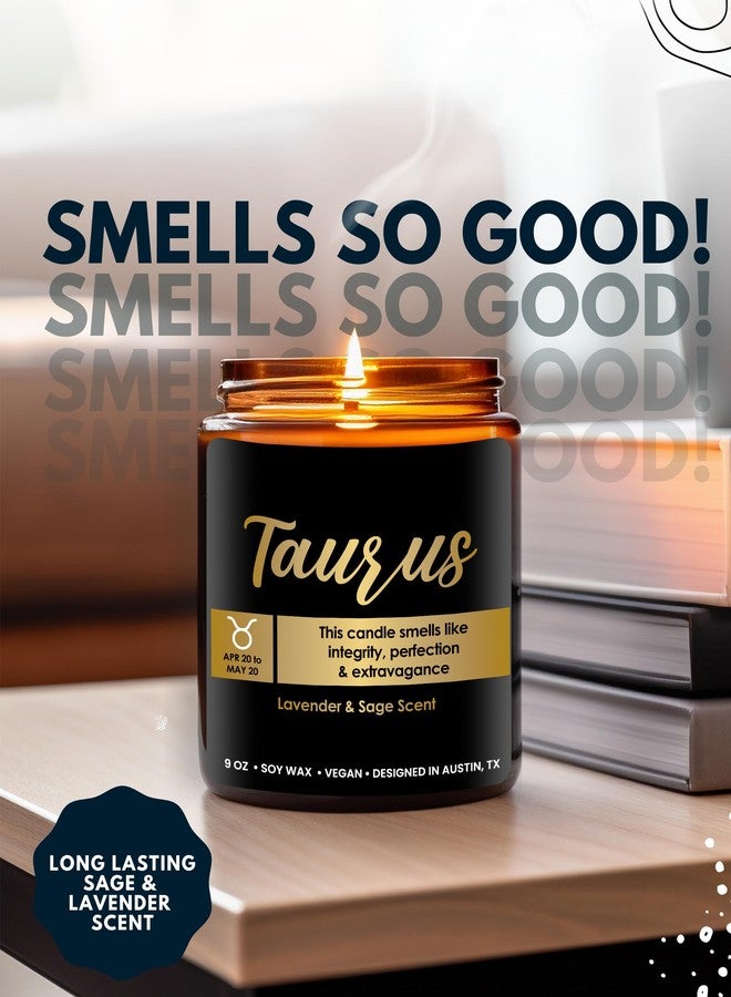 Rosa Vila Taurus Zodiac Candle, Unique April Birthday Gifts for Women, Ideal Astrology Gifts for Taurus Lovers, Zodiac Gift for Women & Men, Best Presents for Birthday, Christmas, Special Occasions, Gift Ready - Image 5