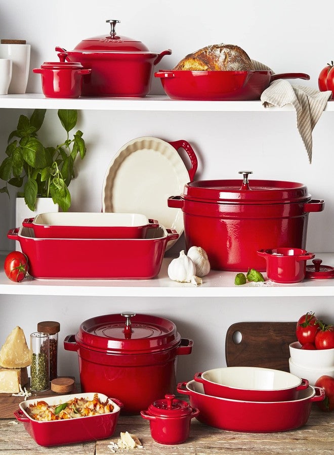 ستوب صينية خبز سيراميك من ستاب، 9 بوصة، لون الكرز - Image 5