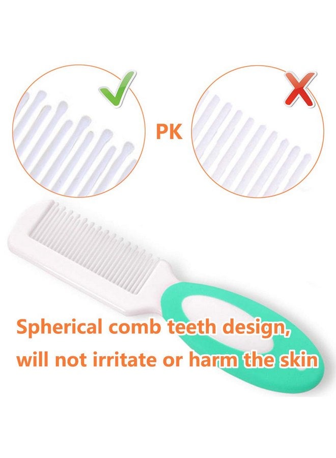 MR LION Baby Hair Brush, Cradle Cap Brush, Baby Hair Comb, Baby Hair Brush and Comb Set for Newborns & Toddlers, Baby Brush Soft Bristles, Ideal for Cradle Cap, Perfect Baby Registry Gift (Green) - Image 3