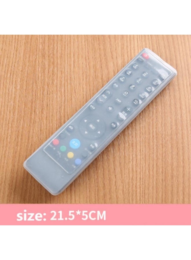 Silicone Transparent rabbit ear TV Remote Control Cover Case Dust Protect Storage Bag Luminous 