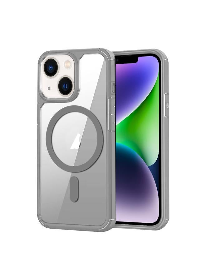 Case For iPhone 14 Plus MagSafe Acrylic Hybrid TPU Phone Case
