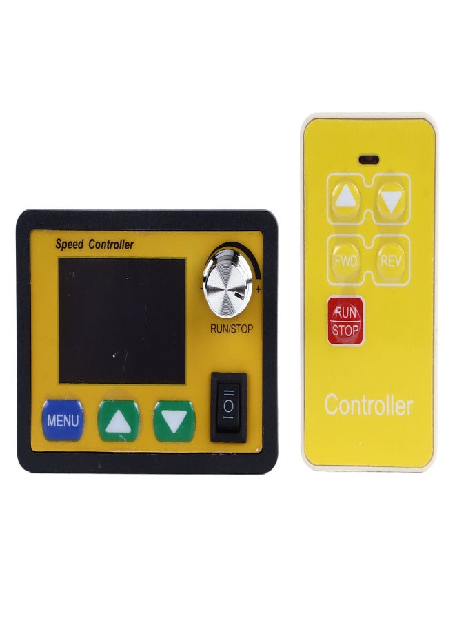 منظم سرعة محرك DC CW CCW مع شاشة LCD وزر لضبط المقبض - Image 1