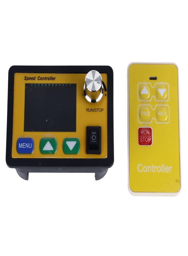 منظم سرعة محرك DC CW CCW مع شاشة LCD وزر لضبط المقبض - Image 2