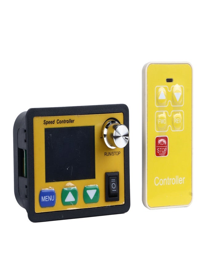 منظم سرعة محرك DC CW CCW مع شاشة LCD وزر لضبط المقبض - Image 4