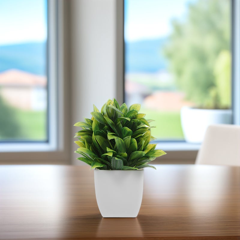 3pcs Artificial Bonsai Tree Fake Plants For Indoor Decor Small Faux Plants For Desk Realistic Green Ornament Artificial Decoration - Image 4
