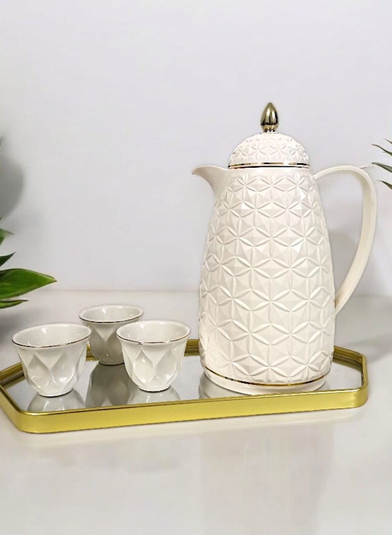 Rema Attractive Coffee and Tea Fridge Thermos Set with Elegant Design made in Turkey 1L + 0.5L - Image 3
