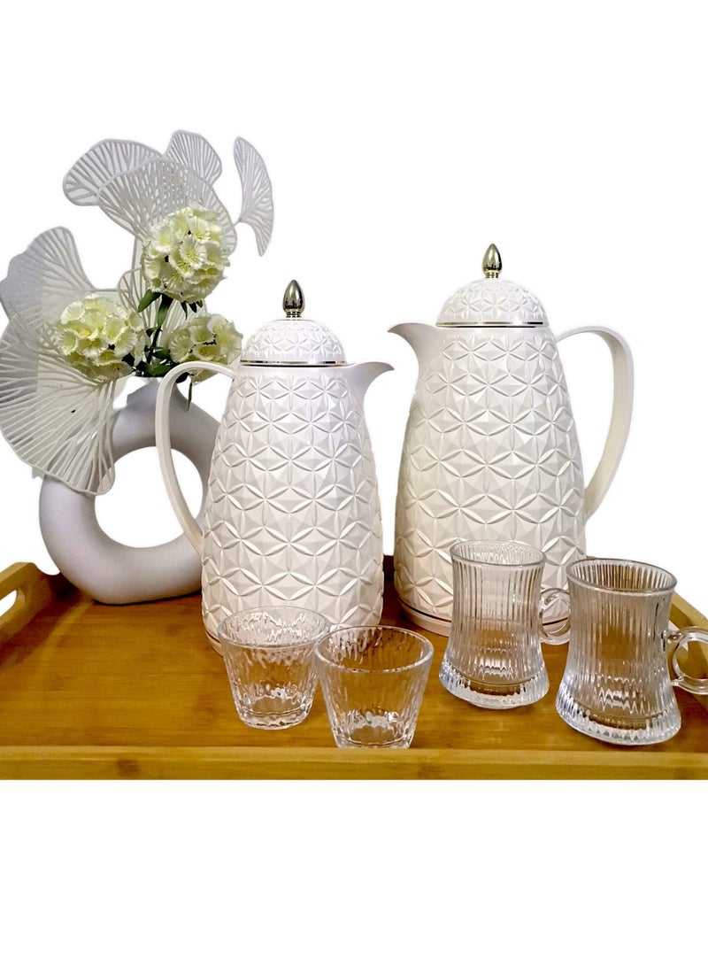 Rema Attractive Coffee and Tea Fridge Thermos Set with Elegant Design made in Turkey 1L + 0.5L - Image 4