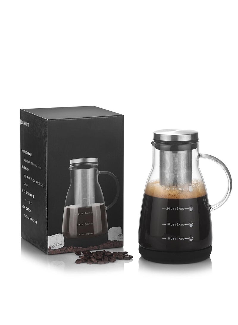 واي آند دي وعاء تخمير القهوة باليد 960 ملليتر قطرة الثلج باستخراج القهوة على البارد بالمشاركة بالفلتر اليدوي - Image 1