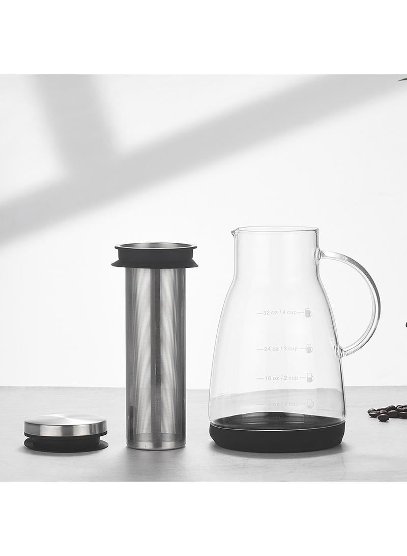 واي آند دي وعاء تخمير القهوة باليد 960 ملليتر قطرة الثلج باستخراج القهوة على البارد بالمشاركة بالفلتر اليدوي - Image 3