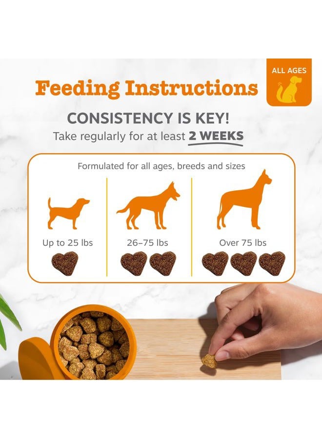 Zesty Paws بروبيوتيك للكلاب، إنزيمات هضمية، فلورا الأمعاء، صحة الجهاز الهضمي، إسهال ودعم الأمعاء، DE111، مضغ بروبيوتيك للكلاب لنظام المناعة، دجاج، 50 حبة - Image 4