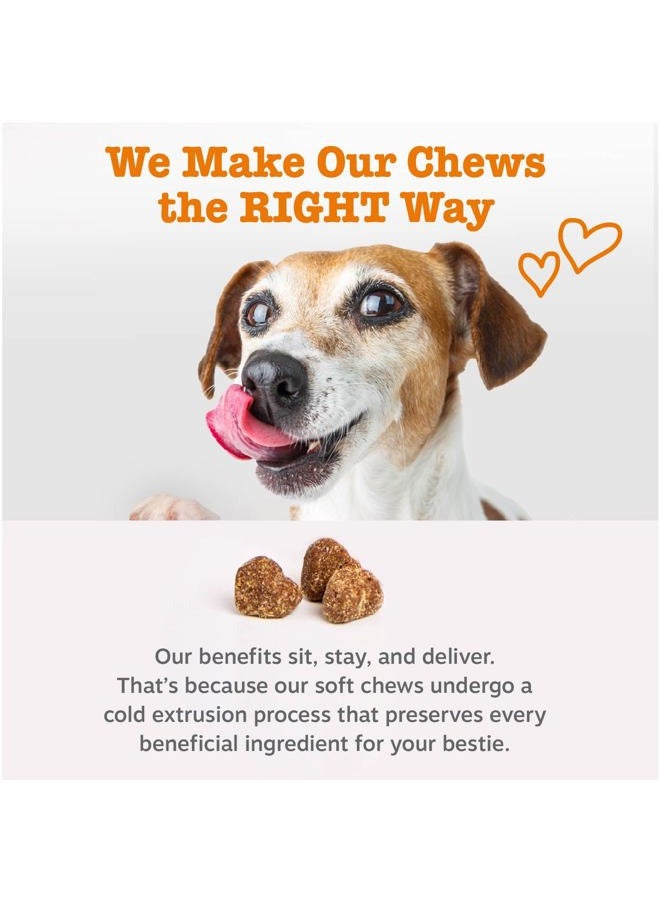 Zesty Paws بروبيوتيك للكلاب، إنزيمات هضمية، فلورا الأمعاء، صحة الجهاز الهضمي، إسهال ودعم الأمعاء، DE111، مضغ بروبيوتيك للكلاب لنظام المناعة، دجاج، 50 حبة - Image 5