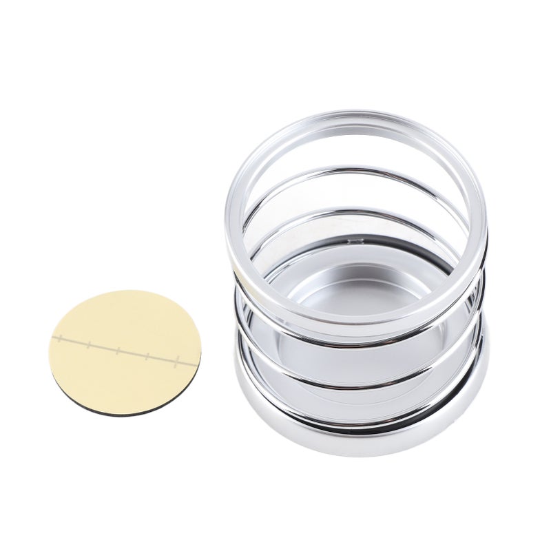Universal Car Spring Beverage Cup Clip Holder Travel Portable Drink Bottle Holder (Silver) - Image 1