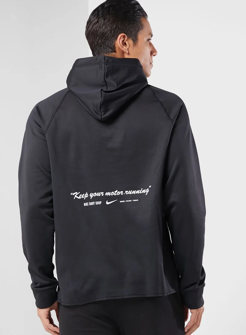 Nike Logo Fleece Dye Hoodie