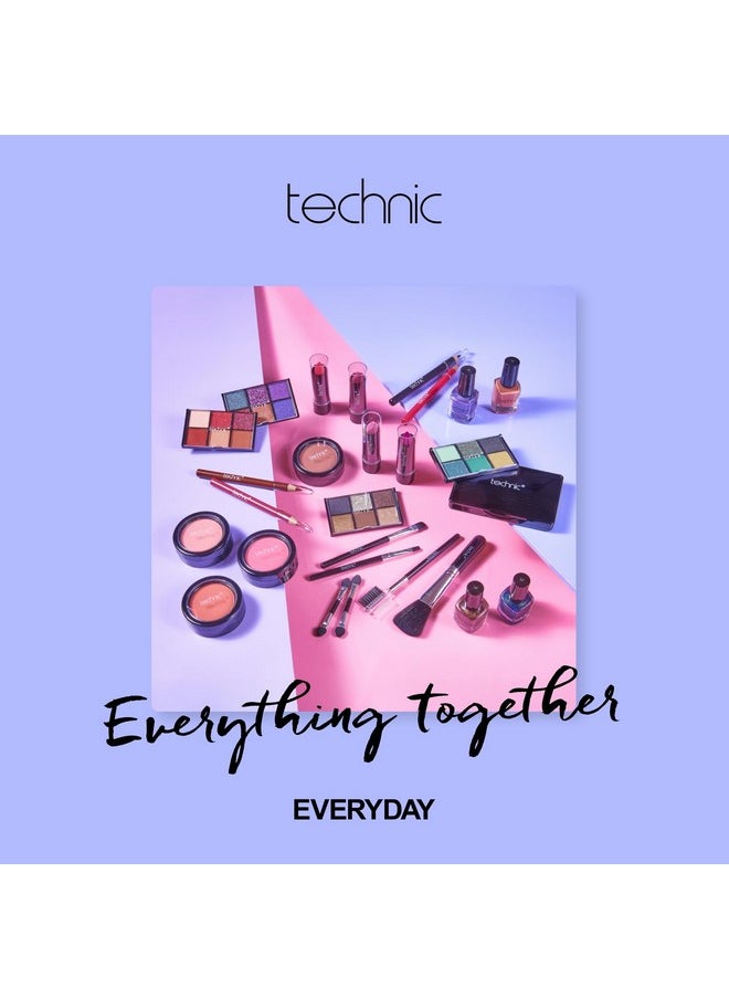 Technic 28 Pcs Carry All Full Make Up Kit In A Trunk Train Case Including Makeup Brushes Eye Shadows Nail Polish Blushers Lipsticks And More  - Image 5