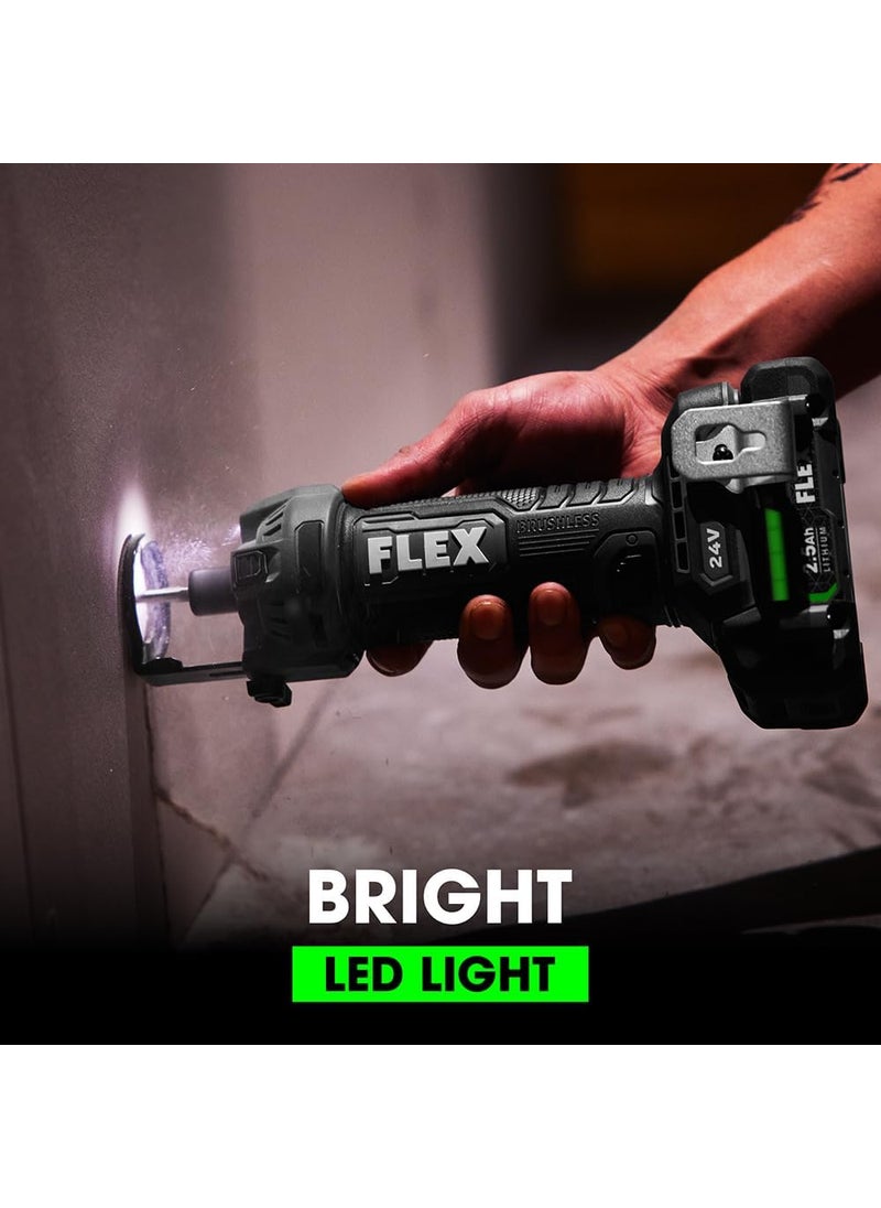 FLEX FLEX 24V Brushless Cordless Drywall Cut Out Tool Only Battery and Charger Not Included  FX2471Z  - Image 4