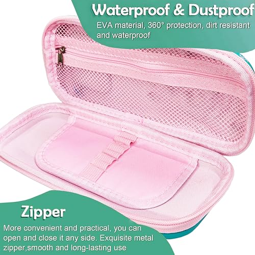 VGRASSP Stationery Pencil Pouch for Kids with Mini Calculator - Mermaid Theme Zipper Case with Multi Storage Compartments - School Supplies Organizer - Multicolor - Image 5