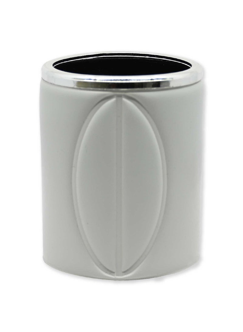 FIS طقم مكتب مكون من 4 قطع (حصيرة مكتب، حامل مظروف، حامل قلم، فتاحة رسائل) لون رمادي - UADS10012CL - Image 5