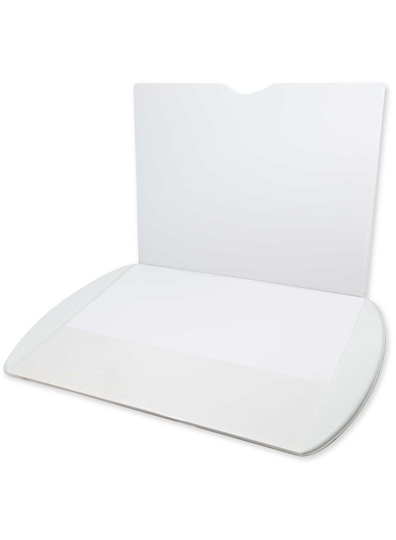 FIS طقم مكتب مكون من 4 قطع (حصيرة مكتب، حامل مظروف، حامل قلم، فتاحة رسائل) لون رمادي - UADS10012CL - Image 3