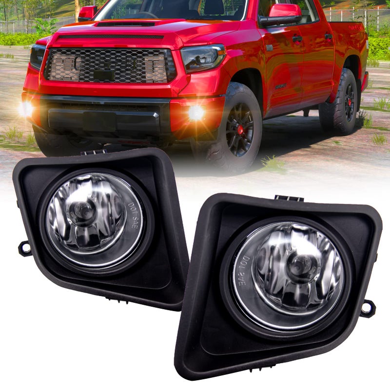WEZEMLIGHT Fog Light Assembly For 20142019 Toyota Tundra With H11 12V 55W Halogen Bulbs Switch and Wiring Kit