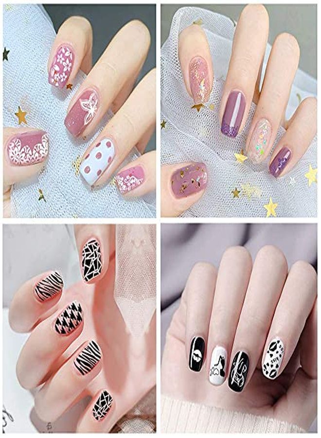 Biutee Nail Stamping Polish 12 Colors 6Ml Air Dry Special Polish Manicure Print Nail Polish For Stamping Plates Solid Color Nail Polish Gift Box Nail Varnish Lacquer Nail Art Stamp Gel Polish Set  - Image 5