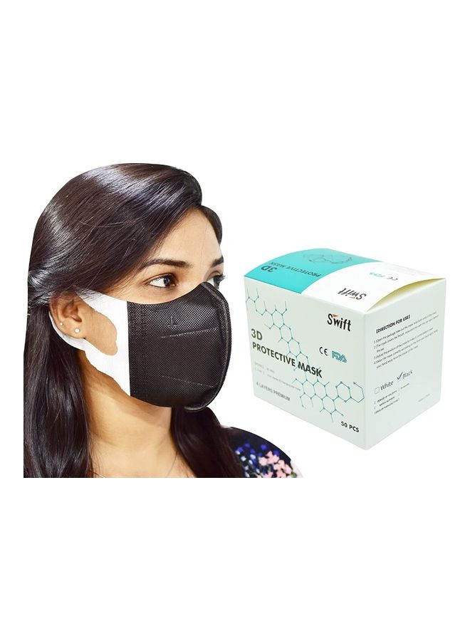NIBEMINENT 50-Piece 3D Face Mask - Image 1