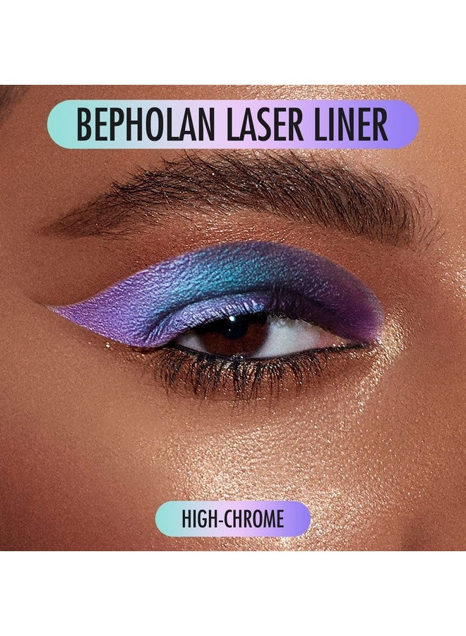BEPHOLAN Eyeliner Pencil,Purple Eyeliner,Colored Eyeliners,Metallic Eyeliner,Blue Purple Shifting Colors Glitter Waterproof Eyeliner,24H Long-Lasting Pen,Purple-Blue (Northern Light) - Image 2