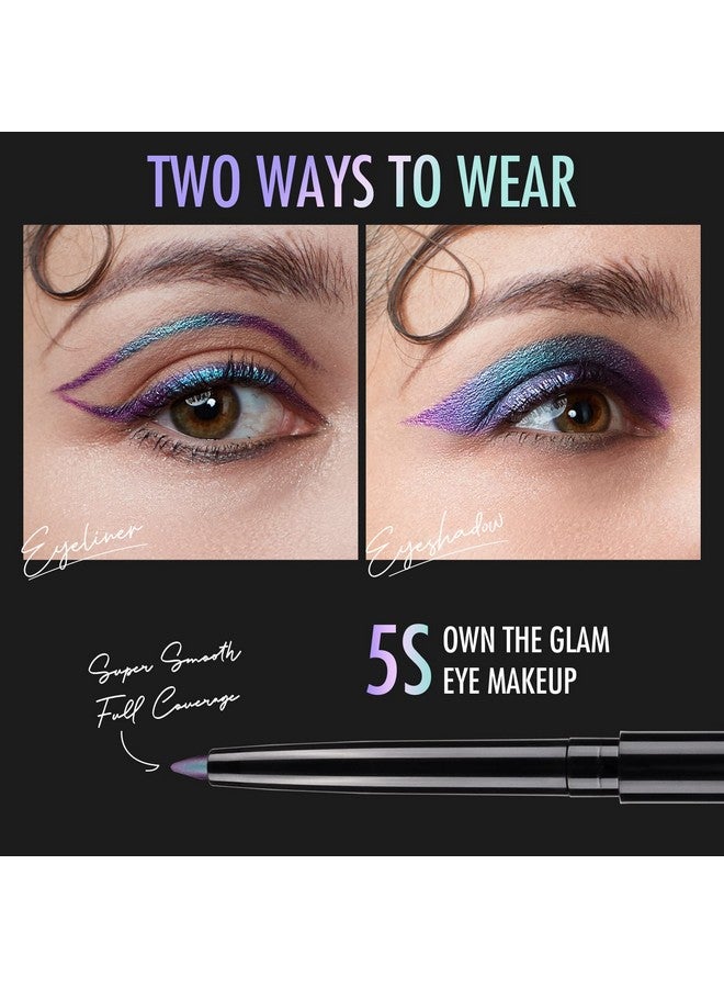 BEPHOLAN Eyeliner Pencil,Purple Eyeliner,Colored Eyeliners,Metallic Eyeliner,Blue Purple Shifting Colors Glitter Waterproof Eyeliner,24H Long-Lasting Pen,Purple-Blue (Northern Light) - Image 5