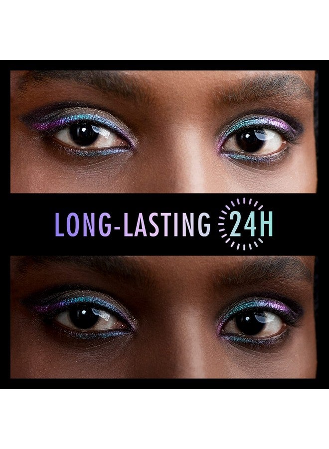 BEPHOLAN Eyeliner Pencil,Purple Eyeliner,Colored Eyeliners,Metallic Eyeliner,Blue Purple Shifting Colors Glitter Waterproof Eyeliner,24H Long-Lasting Pen,Purple-Blue (Northern Light) - Image 4