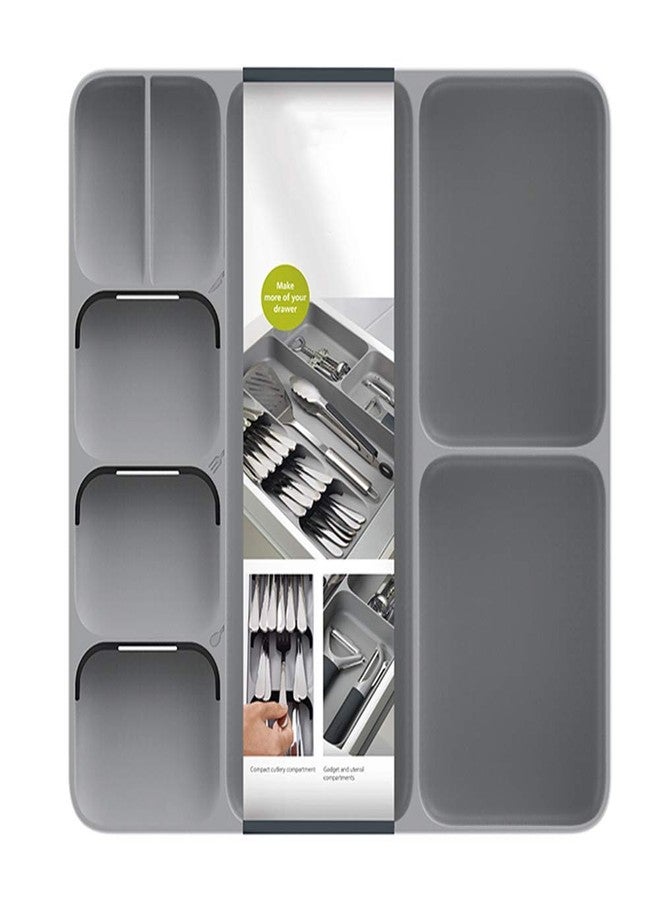 HOMESHOPPER Kitchen Drawer Organizer Cutlery Tray Spoon Cutlery Sundries Drawer Storage Box Kitchen Separation Finishing Organizer Storager