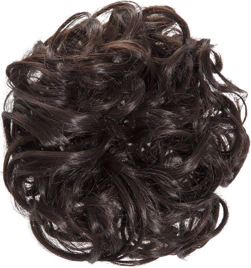 New Scrunchy Bun Up Do Hair Piece Hair Ponytail Extensions P4 Curly Scrunchies4