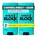 SweatBlock Clinical Strength Deodorant and Antiperspirant for Men and Women Coastal Fresh Scent 2 Pack AllDay Protection Against Odor and Excessive Sweat Ideal for Active Lifestyles and Daily Use - Image 2