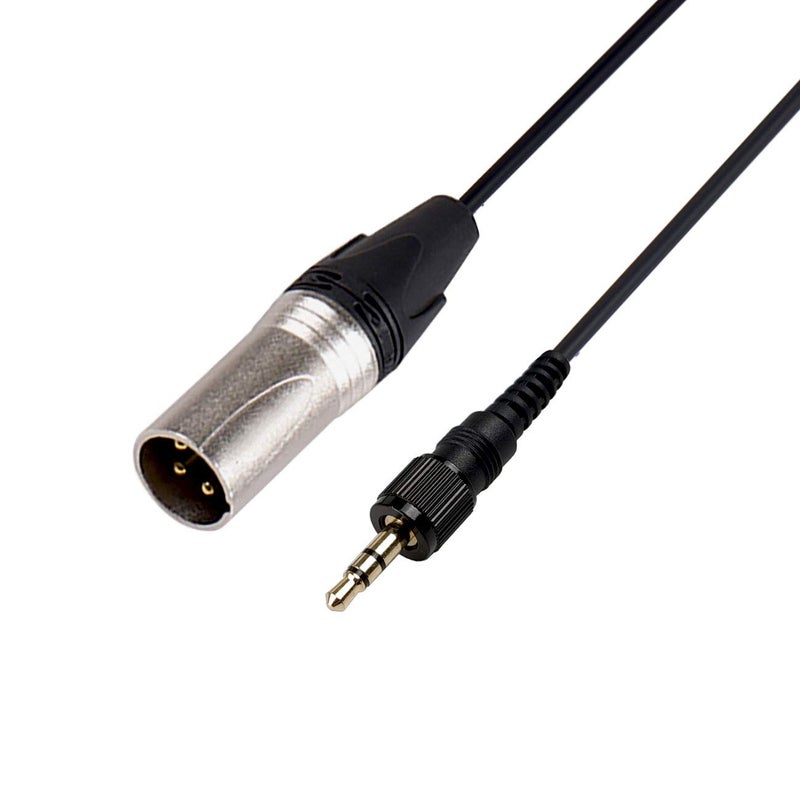 Canfon Locking 3.5mm TRS Male to XLR Male Wireless Receiver Output Microphone Balanced Audio Cable Compatible with SONY UWP V1/D11/D21 and Phone, Active Speakers, Stage, DJ, Studio Audio Console, 0.6M - Image 1